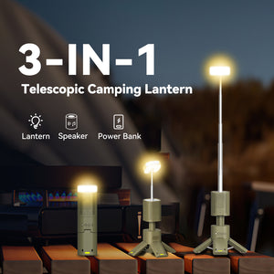 3-in-1 telescopic camping lantern